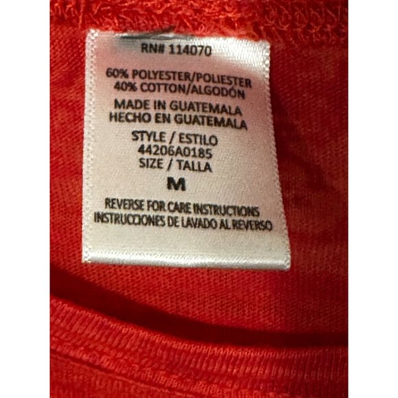 Country Girls TShirt Red Sz M Ladies Hunt Fish Dirt Roads Thin - Picture 3 of 6